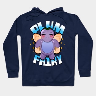 Plum Fairy Cute Kawaii Fruit Plum Funny Cartoon Gift For Kids Hoodie